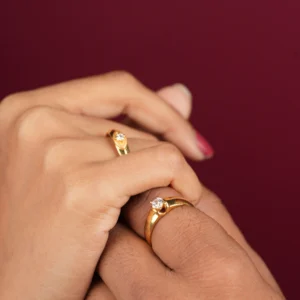 Gold Couple Ring 7