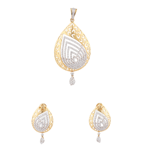 Gold Pendent Set
