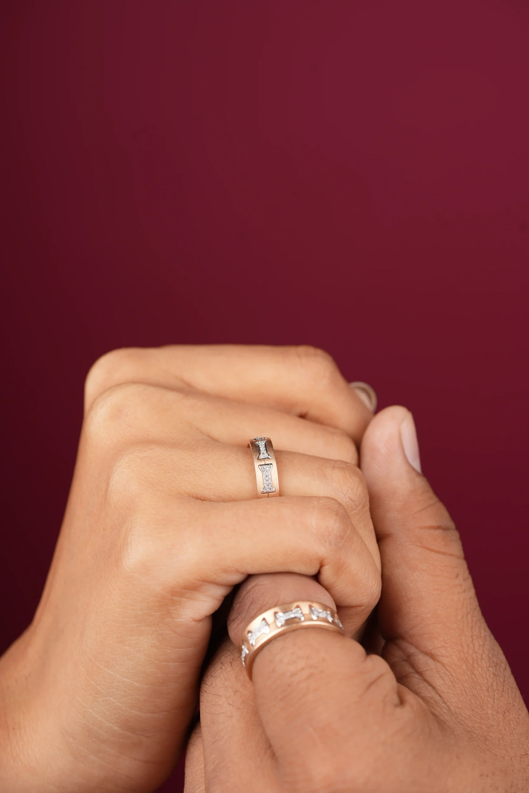 Romantic Rose Texture Bands